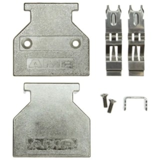 TE Connectivity AMPRIMITR .50III Series Zinc Straight D-Sub Backshell, 26 Way 749608-2