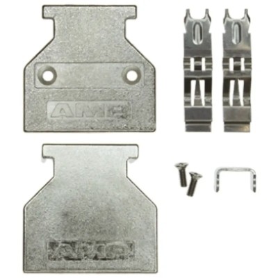 TE Connectivity AMPRIMITR .50III Series Zinc Straight D-Sub Backshell, 26 Way 749608-2