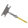TE Connectivity AMPLIMITE HD-20 Series Size 20 Male Crimp D-Sub Connector Contact Gold over Nickel Pin 5-166054-1