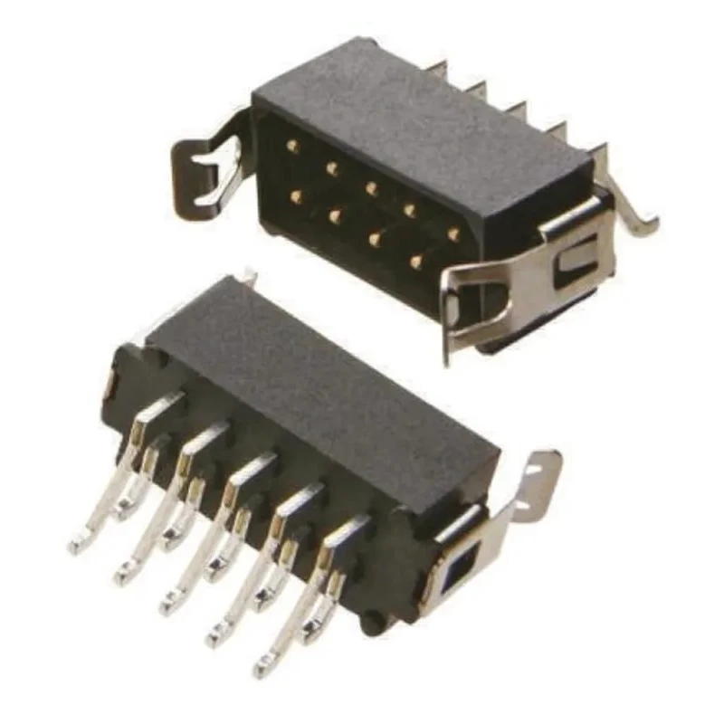 HARWIN Datamate L-Tek Series Right Angle Surface PCB Header 12 Contacts 2 mm Pitch 2 Row Shrouded M80-6661242