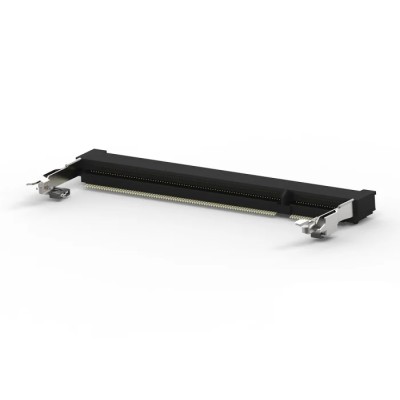 TE Connectivity 0.6 mm Pitch 200 Way Right Angle Surface Mount DDR2 DIMM Socket 1.8V 500mA 1565917-4