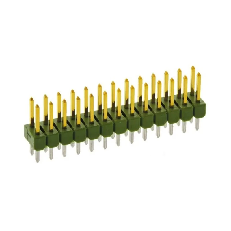 TE Connectivity AMPMODU MOD II Series Straight Through Hole Pin Header, 26 Contacts, 2.54 mm Pitch, 2 Row 1-826656-3
