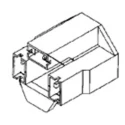 TE Connectivity Positive Lock .250 3 Way Polyamide 66 Crimp Terminal Housing 6.35 mm Tab Size 926525-1