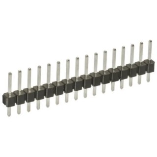 HARWIN M20 Series Straight Through Hole Pin Header, 3 Contacts, 2.54 mm Pitch, 1 Row, Unshrouded M20-9990345