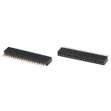 HARWIN Straight Through Hole PCB Socket 20-Contact 1 Row 1.27 mm Pitch 12A 500V Nylon Housing M52-5002045