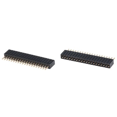 HARWIN Straight Through Hole PCB Socket 20-Contact 1 Row 1.27 mm Pitch 12A 500V Nylon Housing M52-5002045