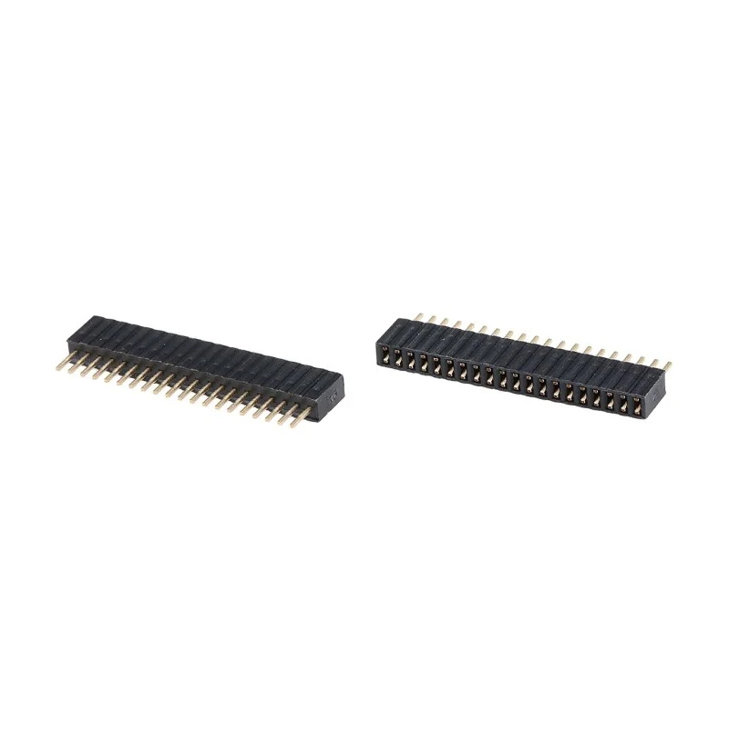 HARWIN Straight Through Hole PCB Socket 20-Contact 1 Row 1.27 mm Pitch 12A 500V Nylon Housing M52-5002045