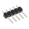HARWIN M20 Series Straight Through Hole Pin Header, 5 Contacts, 2.54 mm Pitch, 1 Row, Unshrouded M20-9990546