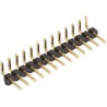 HARWIN M22 Series Right Angle Through Hole Pin Header, 20 Contacts, 2 mm Pitch, 1 Row, Unshrouded M22-2032005