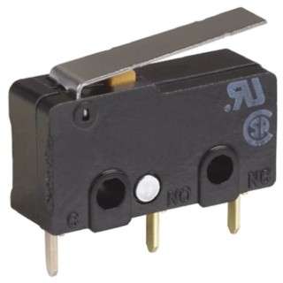 Omron Subminiature Hinge Lever Micro Switch, PCB Terminal, 10.1A, SPDT, IP40 SS-10GLD