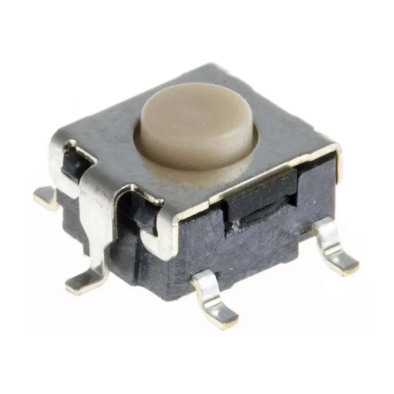 Omron Tactile Switch Button SPST 50mA 24V DC Through Hole 0.8 mm Actuator B3S-1100P