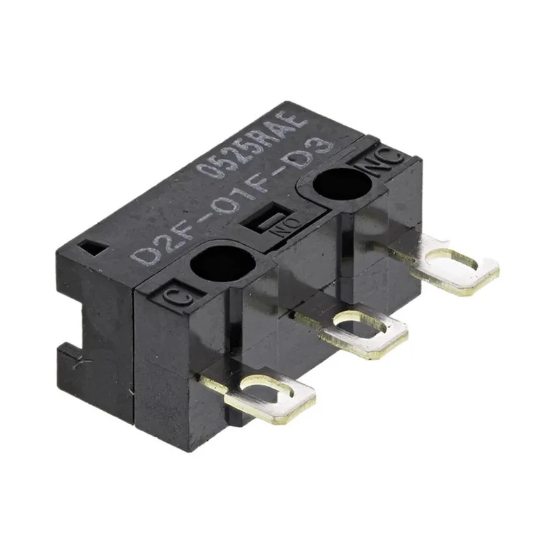 Omron Ultra Subminiature Pin Plunger Micro Switch, Solder Terminal, 100mA, 30 V dc, SPDT, IP40 D2F-01F-D3