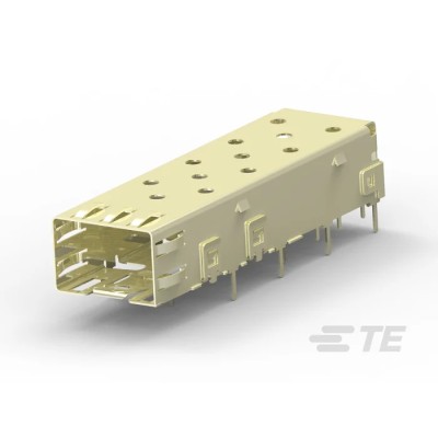 TE Connectivity SFP Cage Assembly for SFP MSA Compliant Transceivers Stainless Steel ASME Y14.5M-2009 2227303-1