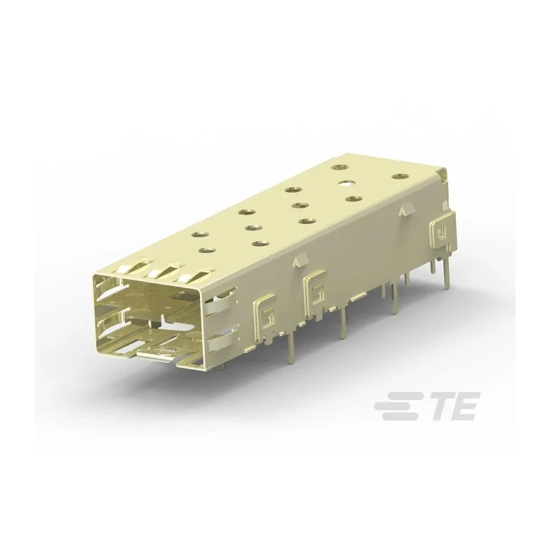 TE Connectivity SFP Cage Assembly for SFP MSA Compliant Transceivers Stainless Steel ASME Y14.5M-2009 2227303-1