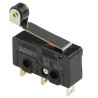 Omron Hinge Roller Lever Subminiature Micro Switch, Solder Terminal, 5A Current, 250V AC, 30V DC, SPDT, IP40 SS-5GL2