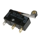 Omron Hinge Roller Lever Subminiature Micro Switch, Solder Terminal, 5A Current, 250V AC, 30V DC, SPDT, IP40 SS-5GL2