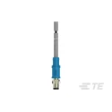 TE Connectivity Sensor Actuator Cable M8 Male Straight to 3 Way Unterminated Polyurethane Jacket 1m T4061120003-002