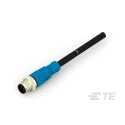 TE Connectivity Male 5 Way M12 to 5 Way Sensor Actuator Cable 5000 mm T4161110005-005