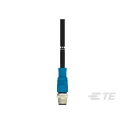 TE Connectivity Male 5 Way M12 to 5 Way Sensor Actuator Cable 5000 mm T4161110005-005
