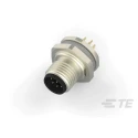 TE Connectivity Circular Connector 8 Contacts Rear Mount M12 Plug Male IP67 30V 2A T4140012081-000