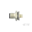 TE Connectivity Circular Connector 8 Contacts Rear Mount M12 Plug Male IP67 30V 2A T4140012081-000