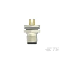 TE Connectivity Circular Connector 8 Contacts Rear Mount M12 Plug Male IP67 30V 2A T4140012081-000