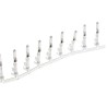 TE Connectivity Commercial MATE-N-LOK Series Male Crimp Terminal, 20 AWG Min Crimp, 14 AWG Max, Tin Plating, Brass 61118-1