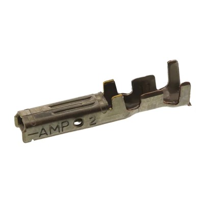 TE Connectivity Dynamic 3000 Series Female Crimp Terminal, 20 AWG Min Crimp, 16 AWG Max, 15A, Gold Plating, Copper 175196-2