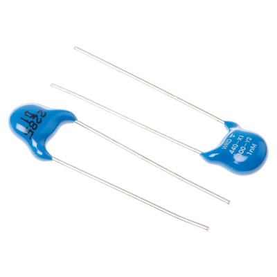 Vishay Single Layer Ceramic Capacitor 1 nF 400V AC ±20% Y5U Dielectric Through Hole Radial Terminal 125 °C WKO102MCPCJ0KR