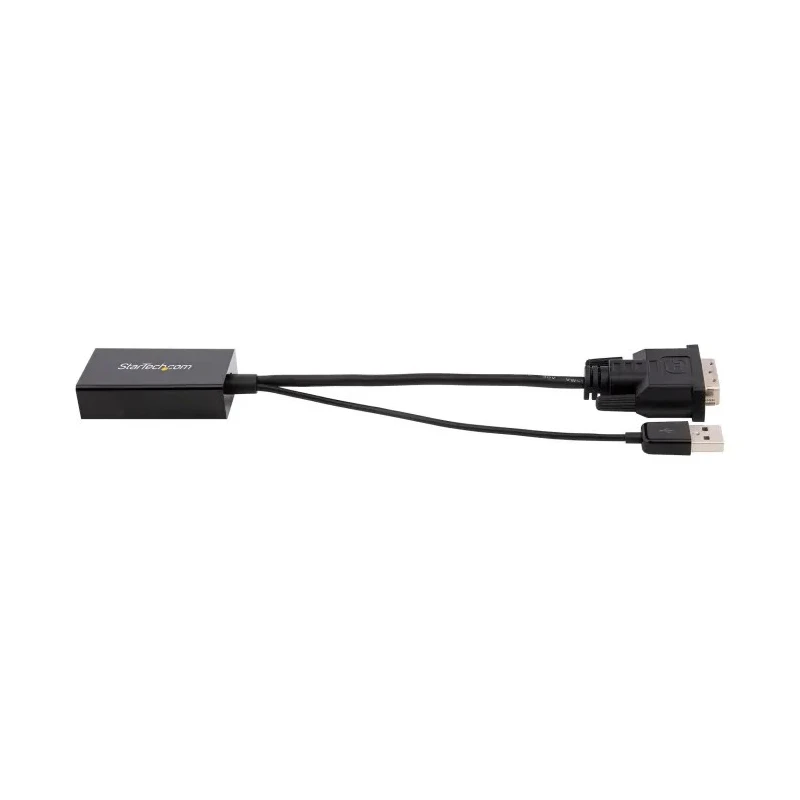 StarTech.com 1 Port DVI-D to DisplayPort Adapter 254 mm Cable Length 1920 x 1200 Pixel Maximum Resolution DVI2DP2