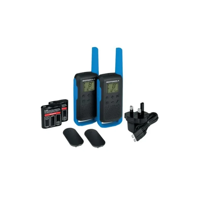 Motorola Talkabout T62 16 Channel Waterproof Handheld Walkie Talkies, License Free, 446MHz, 8 km Range B6P00810LDRMAW