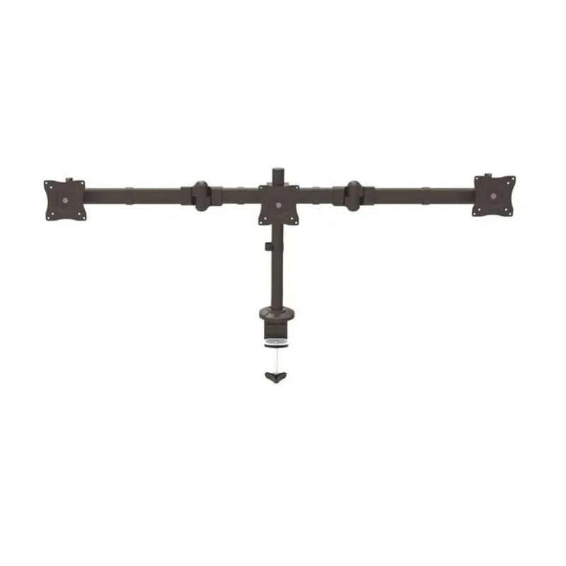 StarTech.com Black Desk Mount Monitor Arm with 8kg Maximum Load ARMTRIO