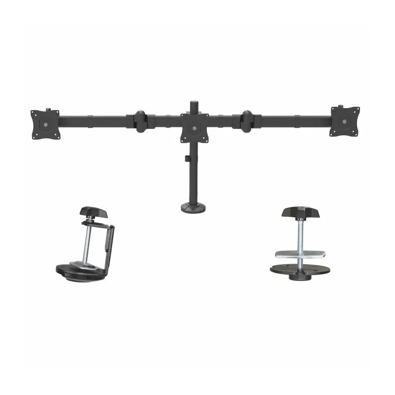 StarTech.com Black Desk Mount Monitor Arm with 8kg Maximum Load ARMTRIO