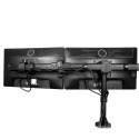 StarTech.com Black Desk Mount Monitor Arm with 8kg Maximum Load ARMTRIO