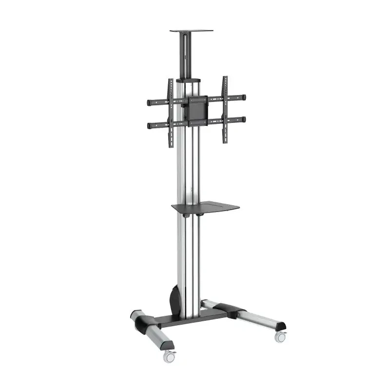 StarTech.com Portable TV Stand with Adjustable Extension Arm VESA 200x200 to 600x400 Load 40kg Height 2.14m STNDMTV70