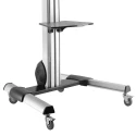 StarTech.com Portable TV Stand with Adjustable Extension Arm VESA 200x200 to 600x400 Load 40kg Height 2.14m STNDMTV70
