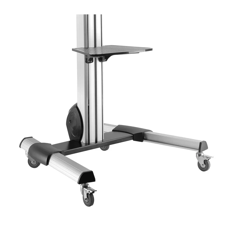 StarTech.com Portable TV Stand with Adjustable Extension Arm VESA 200x200 to 600x400 Load 40kg Height 2.14m STNDMTV70