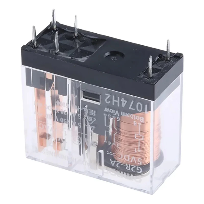 Omron PCB Power Relay 5V DC Coil 5A Switching Current DPST G2R-2A DC5