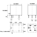 Omron PCB Power Relay 5V DC Coil 10A Switching Current 1 NO G5LE-14 DC5