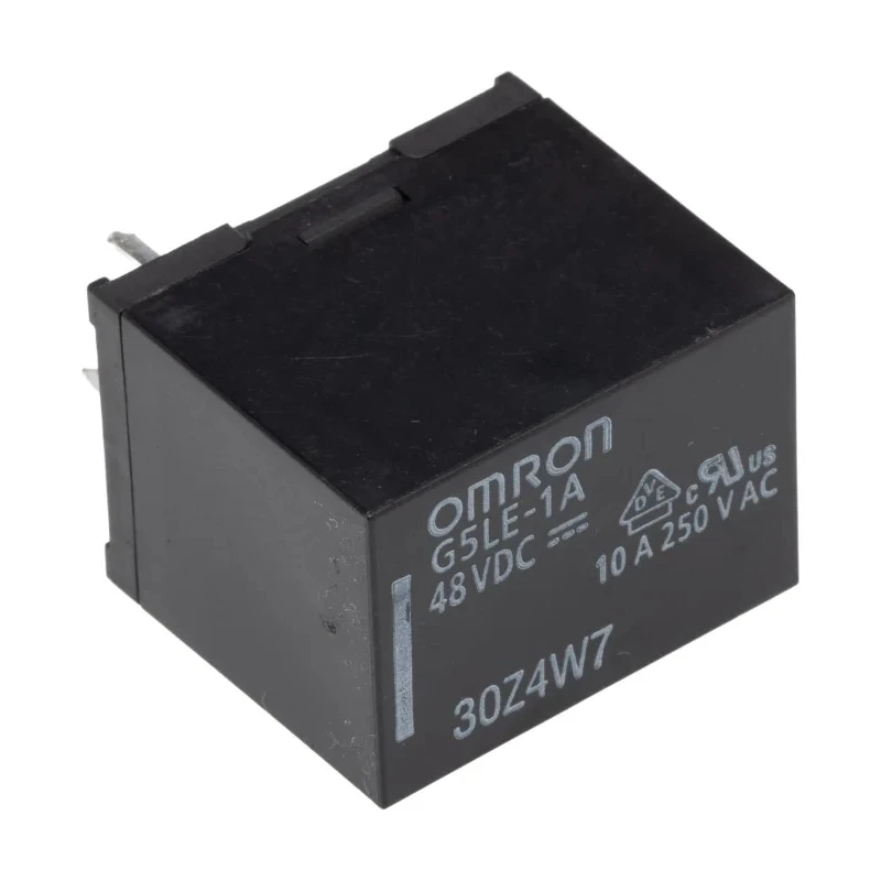 Omron PCB Power Relay 48V dc Coil 10A Switching Current SPST G5LE-1A DC48