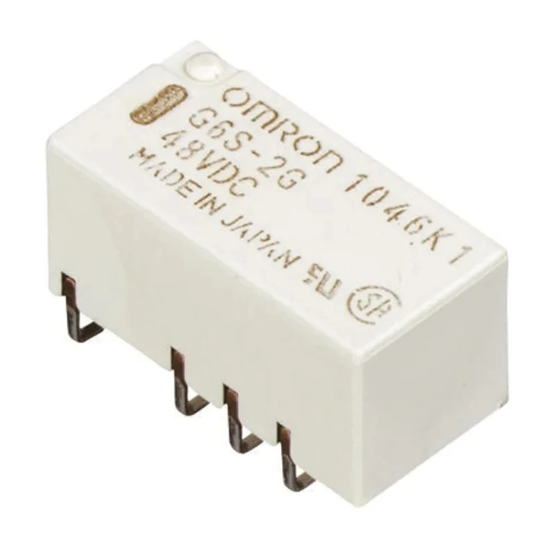 Omron Surface Signal Relay, 9V DC Coil, 2A Switching Current, DPDT Contact Configuration G6S-2G DC9