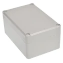 RS PRO Grey ABS Hermetically Sealed Electronic Enclosure IP65 IK09 54.6 mm x 78.4 mm x 118.2 mm 186-2255