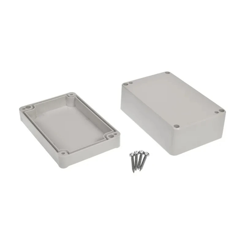 RS PRO Grey ABS Hermetically Sealed Electronic Enclosure IP65 IK09 54.6 mm x 78.4 mm x 118.2 mm 186-2255