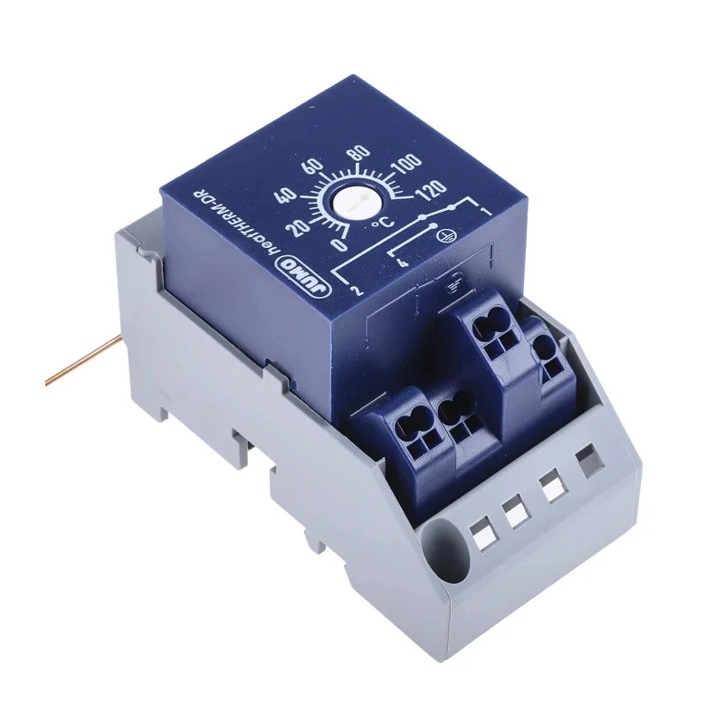 Jumo Capillary Thermostat, 80°C Max Snap Action Switch, Automatic Reset 603070/0002-7-026-000-25-2000-40-10-00-00-000-00-6