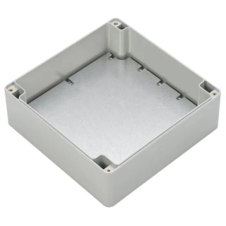 RS PRO Polycarbonate Hermetically Sealed Electronic Enclosure IP67 IK07 60.1 mm Height, 105 mm Width, 105 mm Length IP67