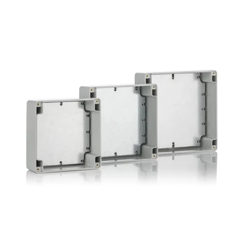 RS PRO Polycarbonate Hermetically Sealed Electronic Enclosure IP67 IK07 60.1 mm Height, 105 mm Width, 105 mm Length IP67