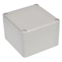 RS PRO Grey Lid ABS Hermetically Sealed Enclosure IP65, IK09, 55 mm Height, 80 mm Width, 82 mm Length 186-2269