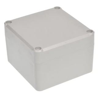 RS PRO Grey Lid ABS Hermetically Sealed Enclosure IP65, IK09, 55 mm Height, 80 mm Width, 82 mm Length 186-2269