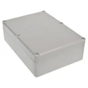 RS PRO Grey Lid ABS Hermetically Sealed Electronic Enclosure IP67 IK09 56.7mm x 176.8mm x 126mm 186-2262