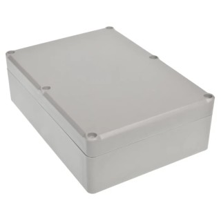 RS PRO Grey Lid ABS Hermetically Sealed Electronic Enclosure IP67 IK09 56.7mm x 176.8mm x 126mm 186-2262